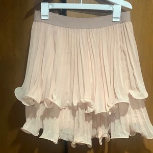 BCBG pale pink skirt